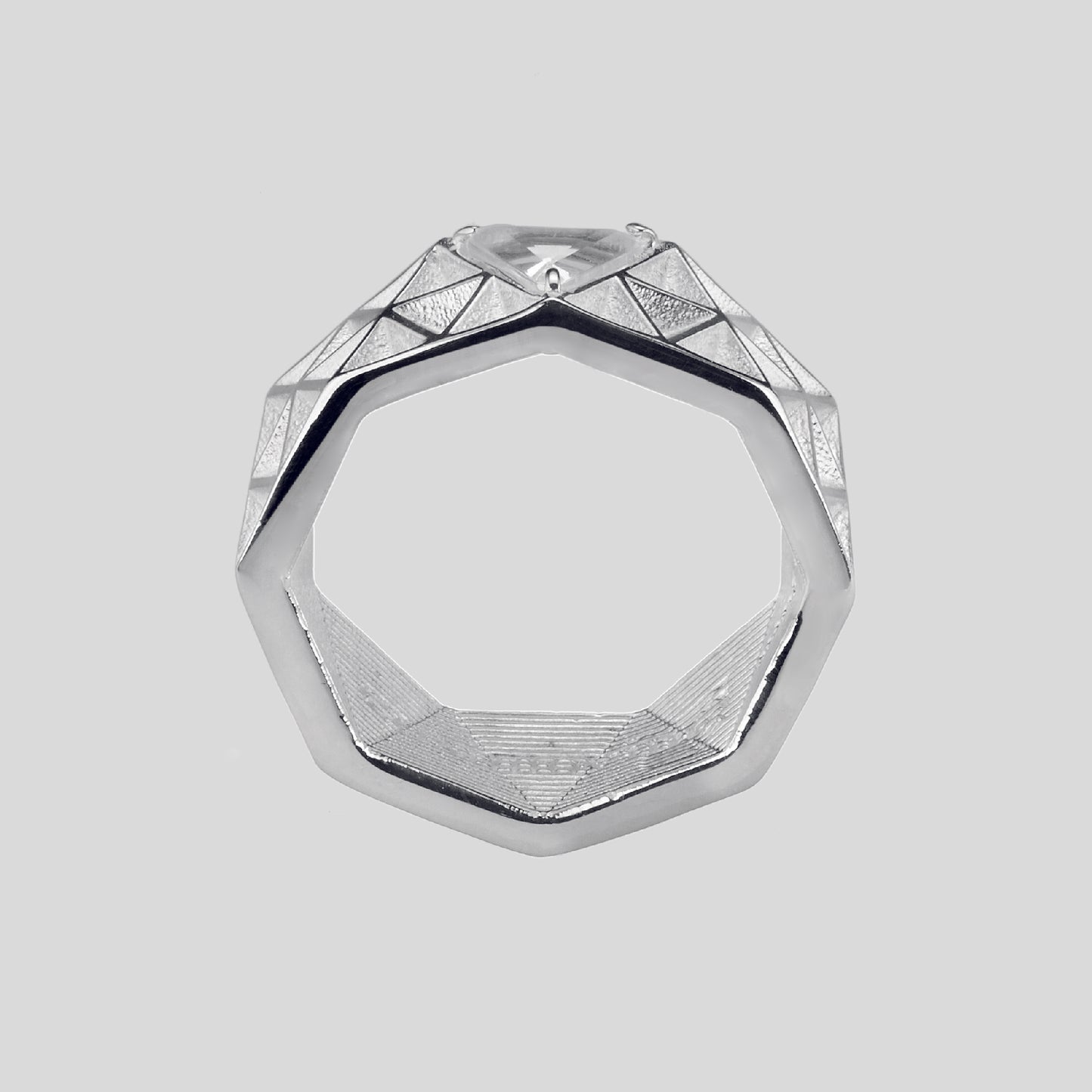 Anello V Prisma Octagon