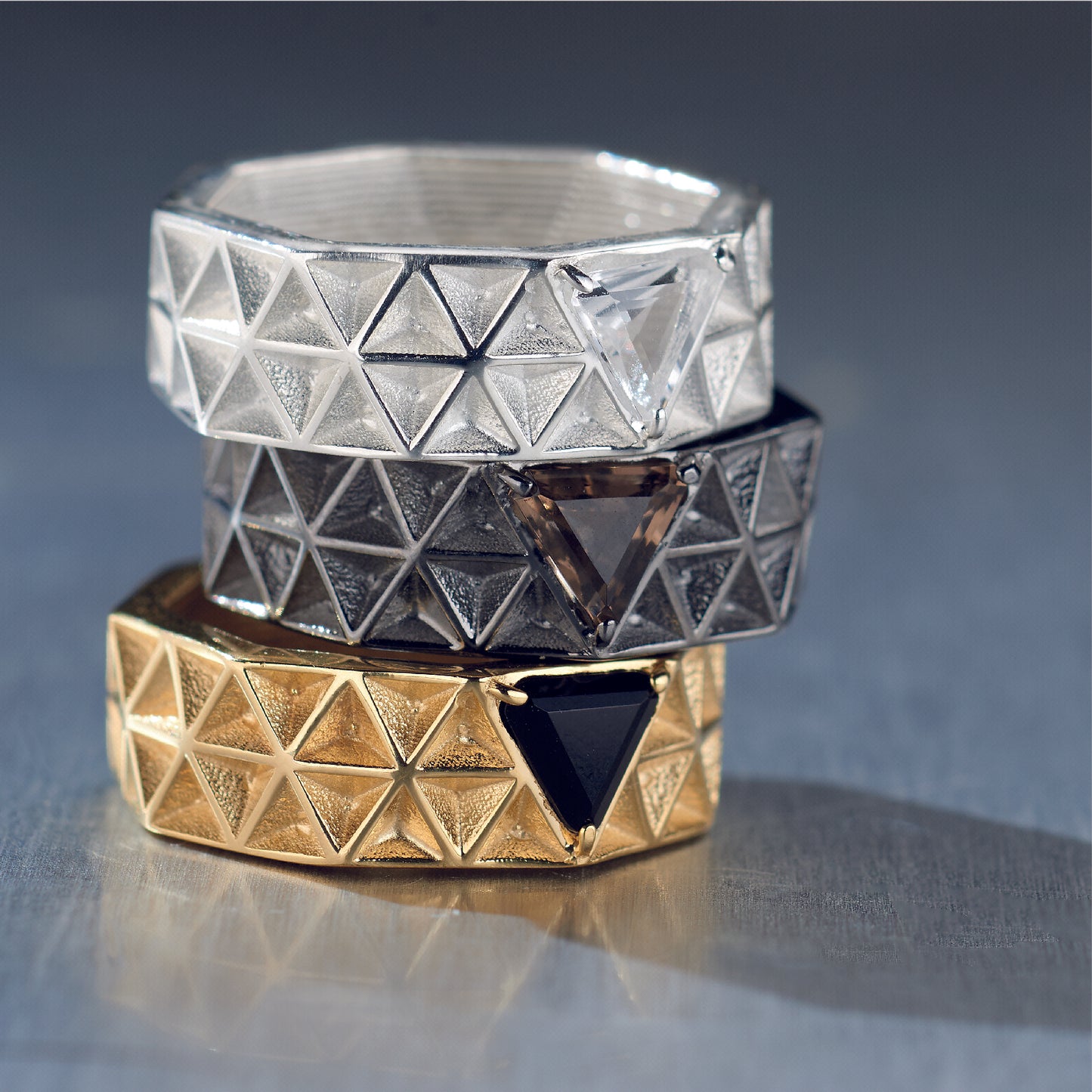 Anello V Prisma Octagon