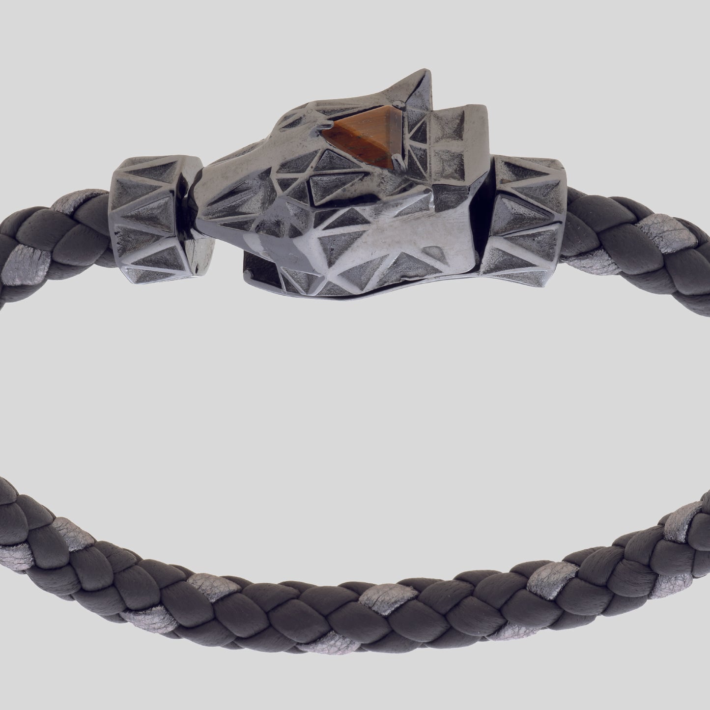 Bracciale V Prisma Pardàlide Occhio di Tigre