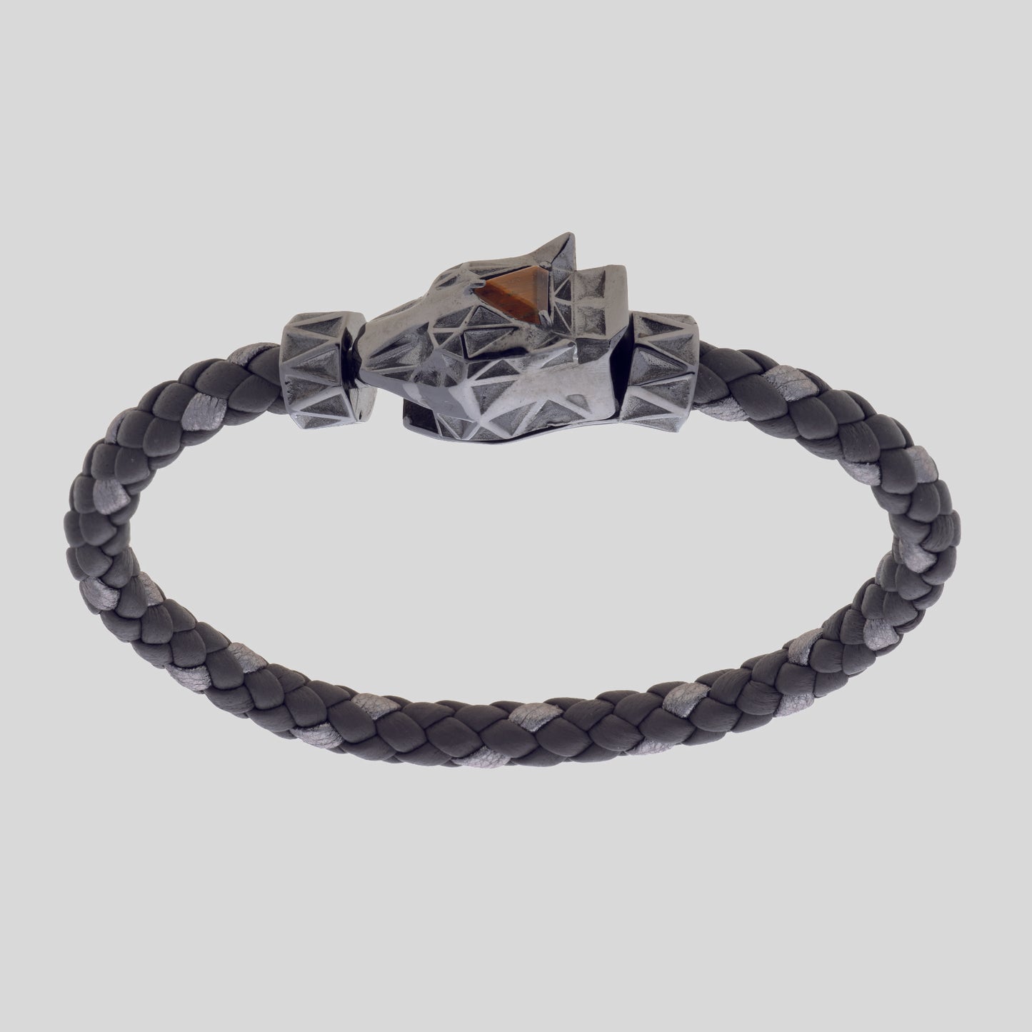 Bracciale V Prisma Pardàlide Occhio di Tigre
