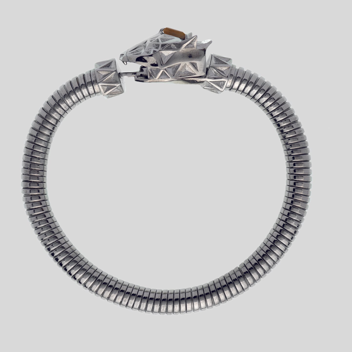 Bracciale V Prisma Pardàlide Tubogas Occhio di tigre